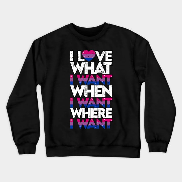 Bisexual Crewneck Sweatshirt by Hinode